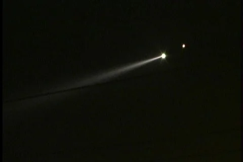 Helicopter Search Light Stock Footage 566766