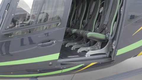 Helicopter seat Video stock 221766285