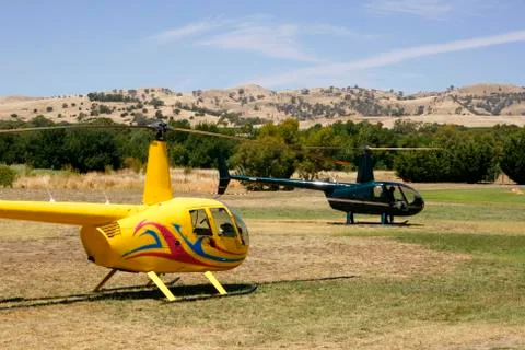 Helicopter Service Stock-Fotos