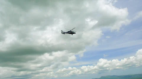 Helicopter Shot from another Helicopter Video stock 25878441