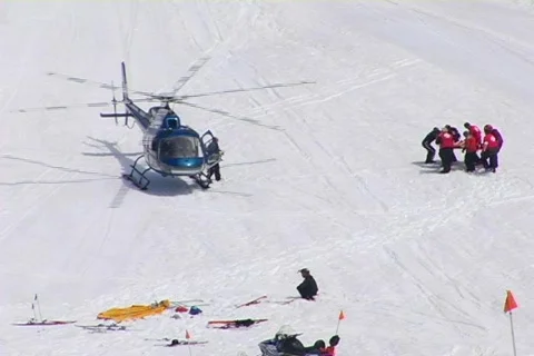 Helicopter ski rescue Vidéo 152590