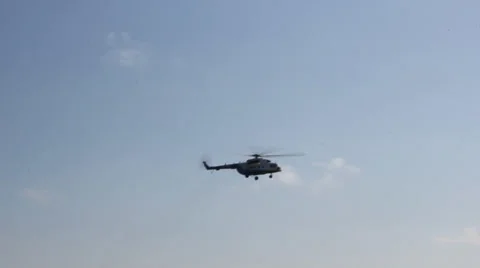 Helicopter in the sky 8959 Stock Footage 26620245