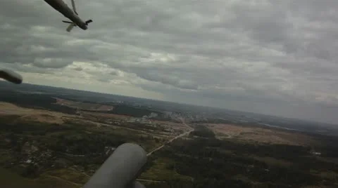 Helicopter the sky Stock-Footage 11419527