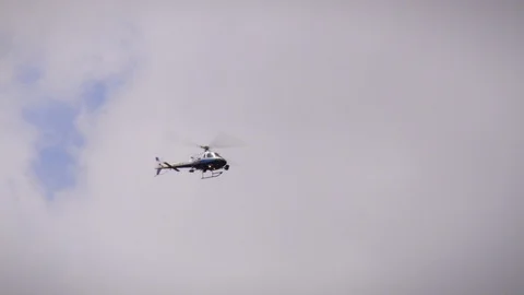 Helicopter in the Sky Stock Footage 107391729