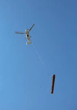 Helicopter sky Stock Photos