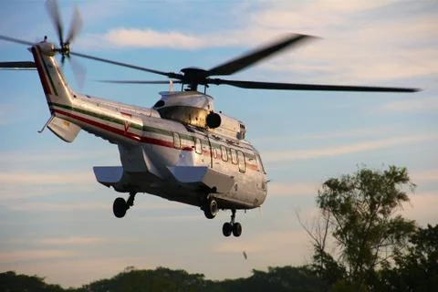 Helicopter in the sky 스톡 사진