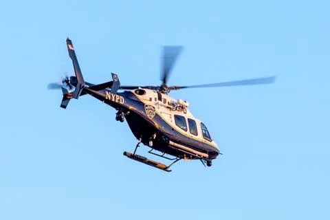 Helicopter in the sky Stock Photos