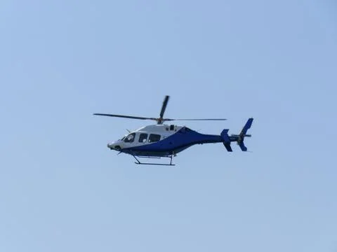 Helicopter in the sky Stock Photos
