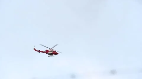 Helicopter Slow Motion Stock Footage 49549789