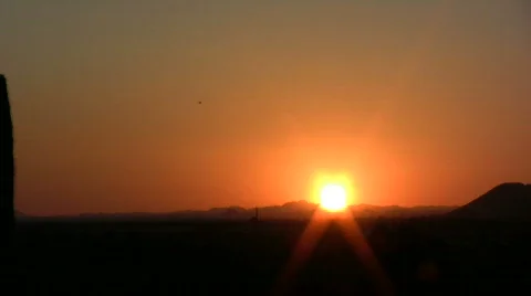 Helicopter sunset Stock Footage 503574