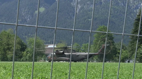 Helicopter before take off Stock Footage 51014168