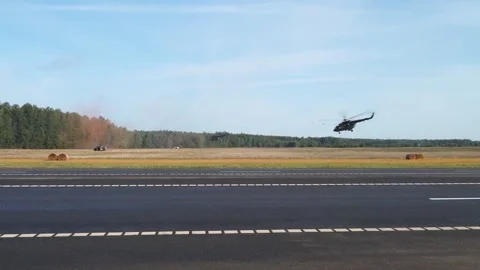 Helicopter take off Stock Footage 140519676