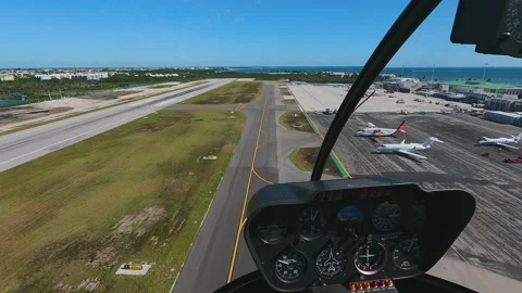 Helicopter Take Off 库存影片 172325481