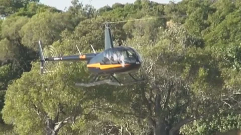 Helicopter take off Stock Footage 273527231