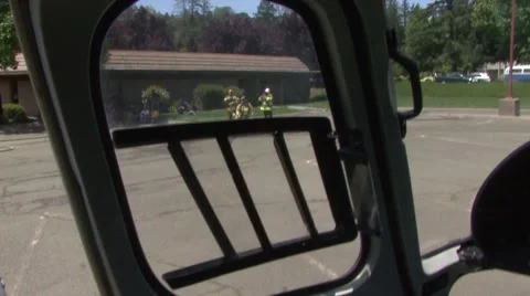 Helicopter Take Off - Interior 库存影片 1057760