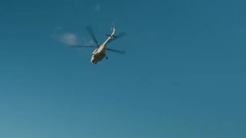 Helicopter takeoff Stock Footage 149811437