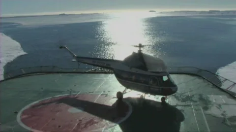 Helicopter taking off Stock Footage 603199