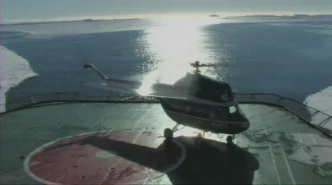 Helicopter taking off Stock Footage 604302