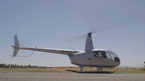Helicopter taking off Видео 25514068