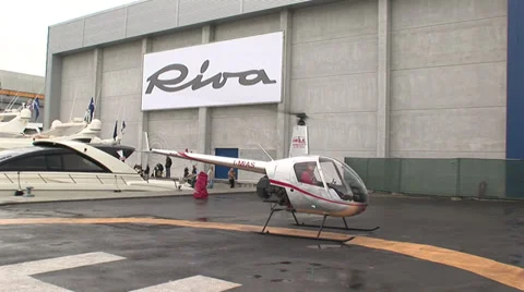 Helicopter taking off Stock Footage 32623091