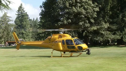 Helicopter taking off. Stock-Footage 76757521