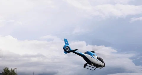 Helicopter Taking Off Stock Footage 111789281