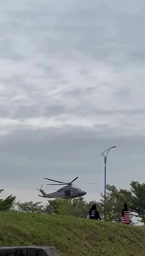 A helicopter is taking off Stock Footage 308433901