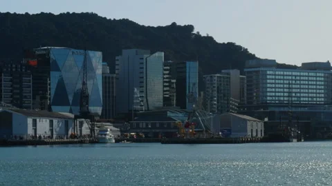 Helicopter Taking Off In Wellington Stock Footage 250492711