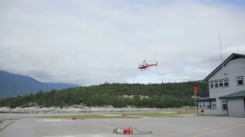 Helicopter tour-Alaska Stock Footage 25887591