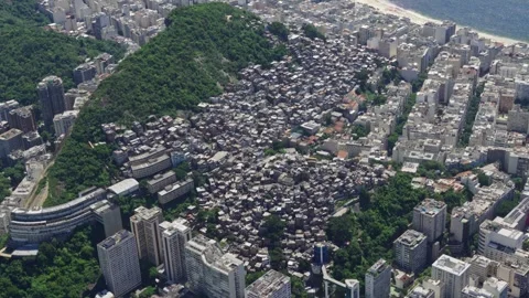Helicopter Tour over Rio de Janeiro Bay, City, and Christ Statue Stock Footage 334869012