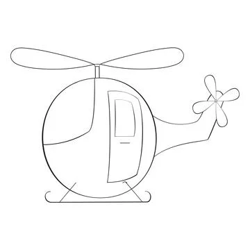 Helicopter toy Иллюстрация