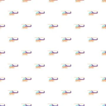 Helicopter toy pattern vector illustration background Stock Illustration