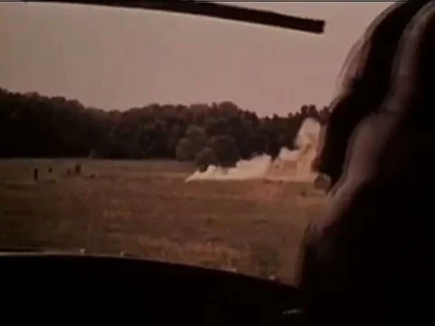 A helicopter is used for mapping, cartographers work in a camp, surveyors Stock Footage 75273114