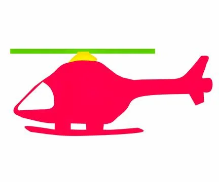 Helicopter vector Stock Illustration