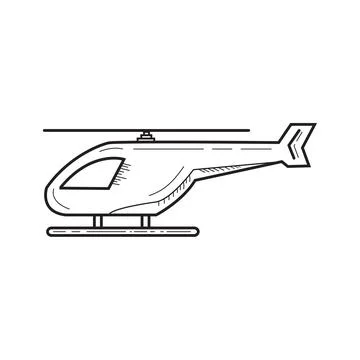 The helicopter vector illustration with white background Stock-Illustration