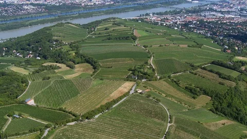 Helicopter Vienna Austria Stock Footage 108005288