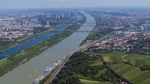 Helicopter Vienna Austria Stock Footage 108005570