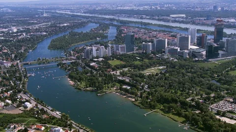 Helicopter Vienna Austria Stock Footage 108006533