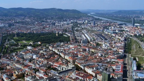 Helicopter Vienna Austria Stock Footage 108008423