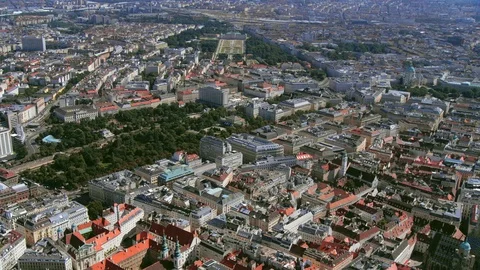 Helicopter Vienna Austria Stock Footage 108008754