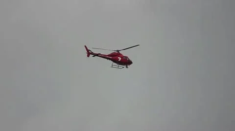 Helicopter_LDA N 00477 Stock Footage 9915814