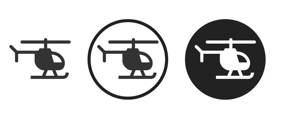 Helicopter,icon . web icon set .vector illustration Stock Illustration