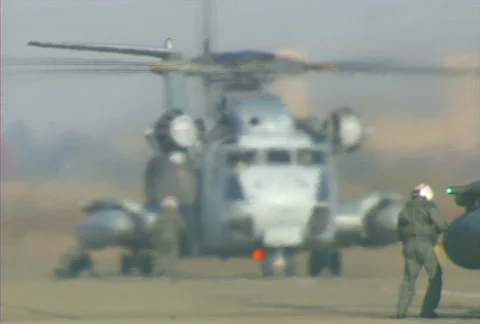 Helicopters 05 Stock Footage 505527