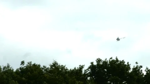 Helicopters flying sequence Video stock 77720252