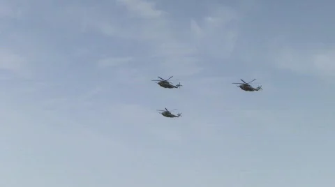 Helicopters Video stock 710254