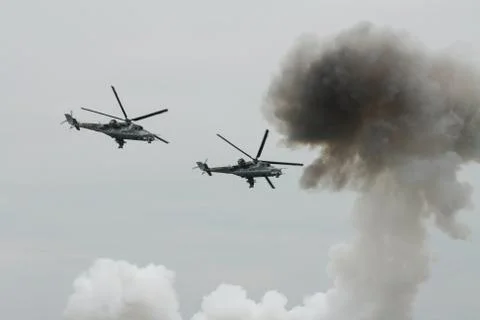 Helicopters Stock Photos