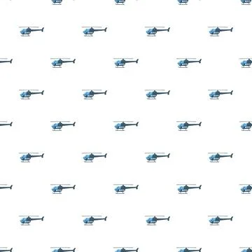 Helicopters seamless pattern flying in air transport background 스톡 일러스트