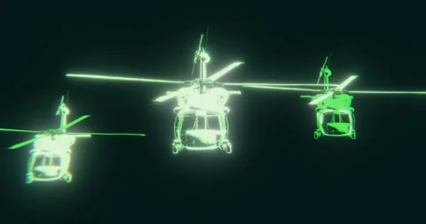 Helicopters seamless VJ loop 스톡 동영상 252638211