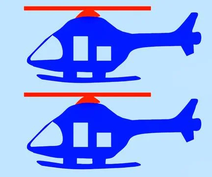 Helicopters vector Stock Illustration