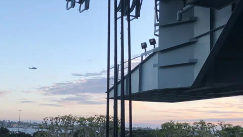 HelicoptersOverMidway Stock Footage 260216165